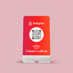 Tapclub Acrylic Instagram Follow NFC Standee 1 NFC Business Card, Keychains & Stands | Tapclub Instagram-7