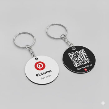 Pinterest NFC Keychain
